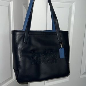 Navy Blue Coach Tote | Like New